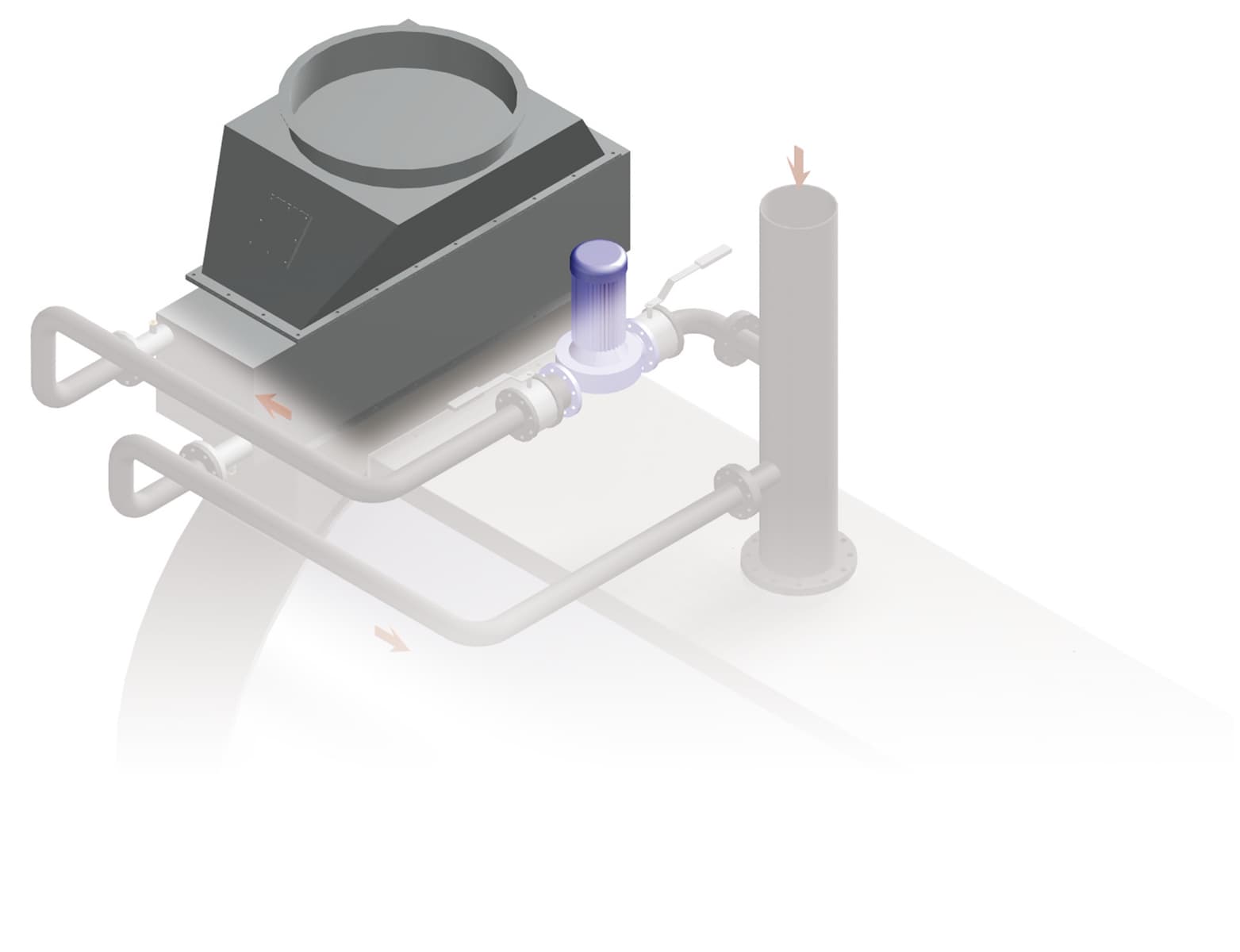 ECOMISER FOR HOT OR SUPERHEATED WATER BOILERS