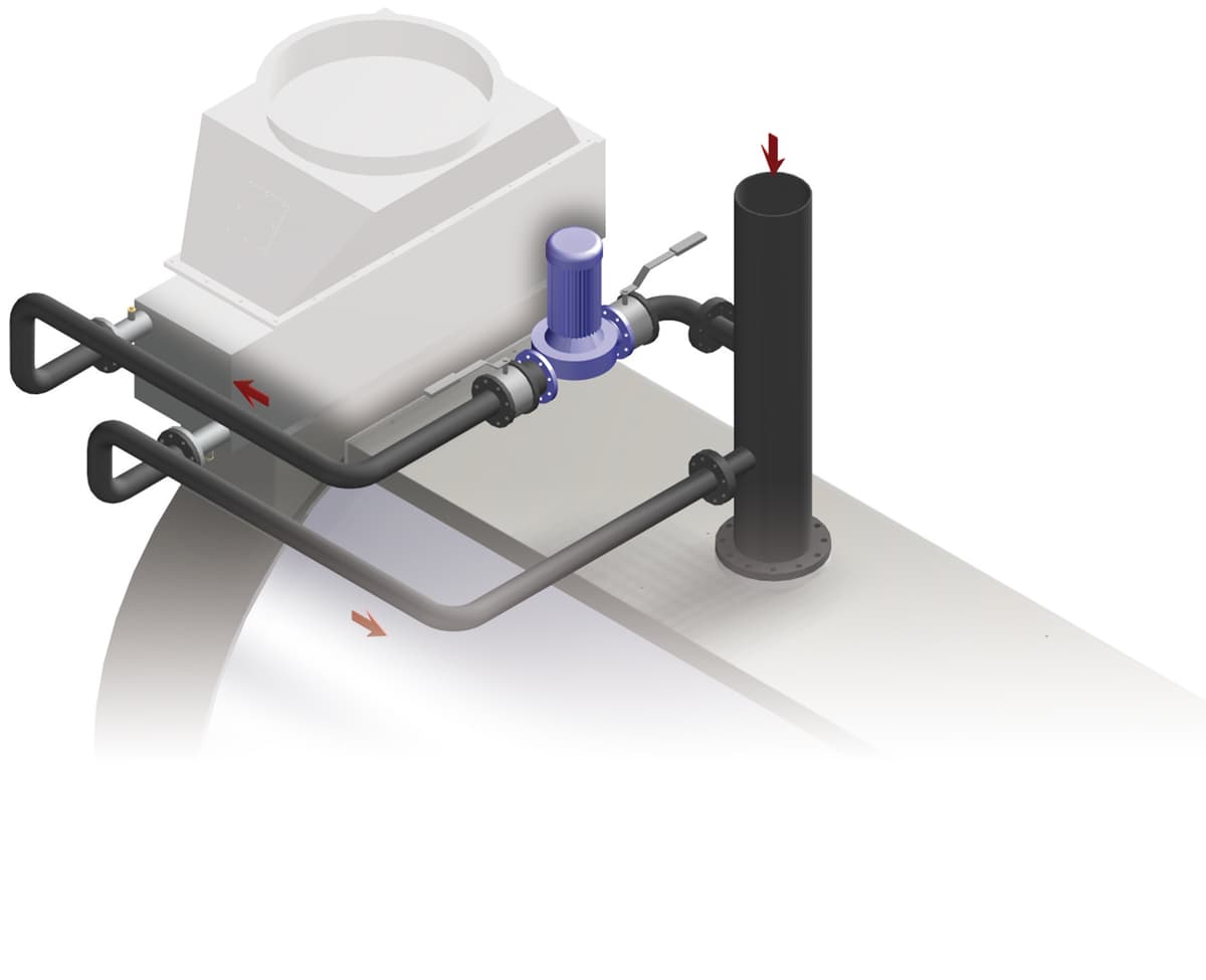 ECONOMISER CONNECTION